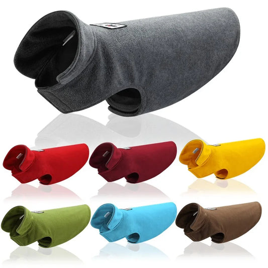 Reflective Dog Coats Soft Fleece Jacket Winter Warm