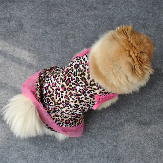 Apparel Summer Dog or cat Cute Dress Pet Small Clothes