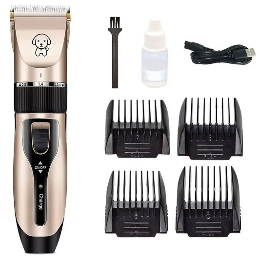 Professional Pet Shaving Dog Hair Trimmer Clipper Rechargeable