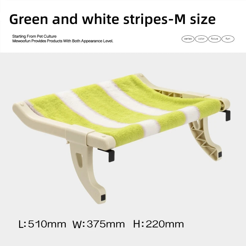 Mewoofun Cat Hammock One-Step Sliding Adjustment for Window