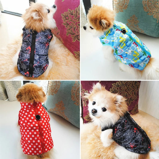 Windproof Dog Clothes For Small Dog Winter Coat Jacket