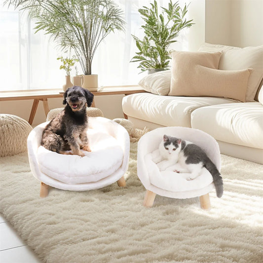 Luxury pet Bed Soft Warm Plush Fabric