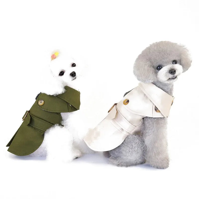 Fashion British Style  Dog Winter Thicken Jacket Coat