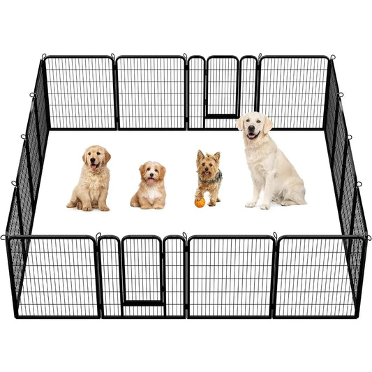 Extra Wide Dog Pen Collapsible Puppy Exercise Pen
