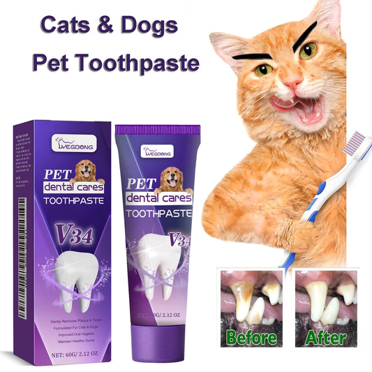 Pets V34 Cleaning Toothpaste Dental Fresh breath