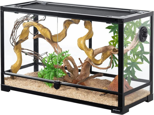 Tempered Glass Reptile Terrarium for Reptile Pets