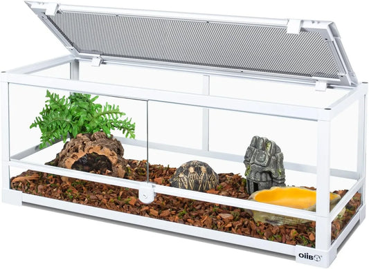 Full Glass Long Tank Reptile Terrarium