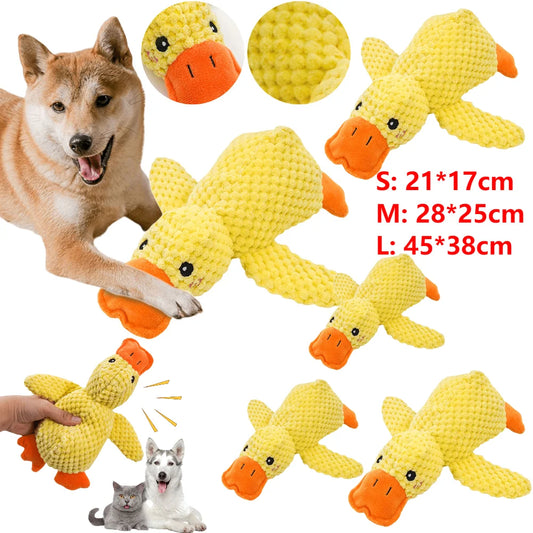 Dog Calming Duck Sound Toys Plush Toy