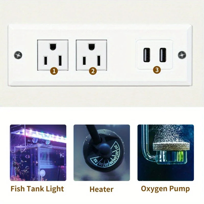 40-50 gallon aquarium stand tank with power outlet