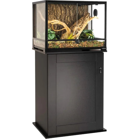 Reptile Terrarium Stand Wooden Terrarium Cabinet with Storage