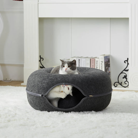 24 Inch Large Donut Cat Bed