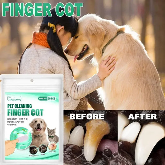 20-Piece Dog Toothbrush Easy Teeth Cleaning for Pets