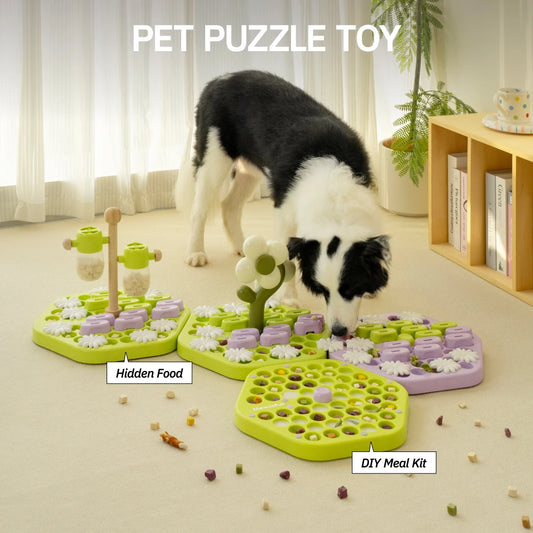 Mewoofun Puzzle Toys Slow Feeder Interactive Increase Eating slowly