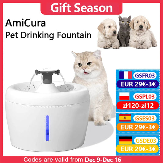 Amicura 2.5L Water bowl Cat Fountain