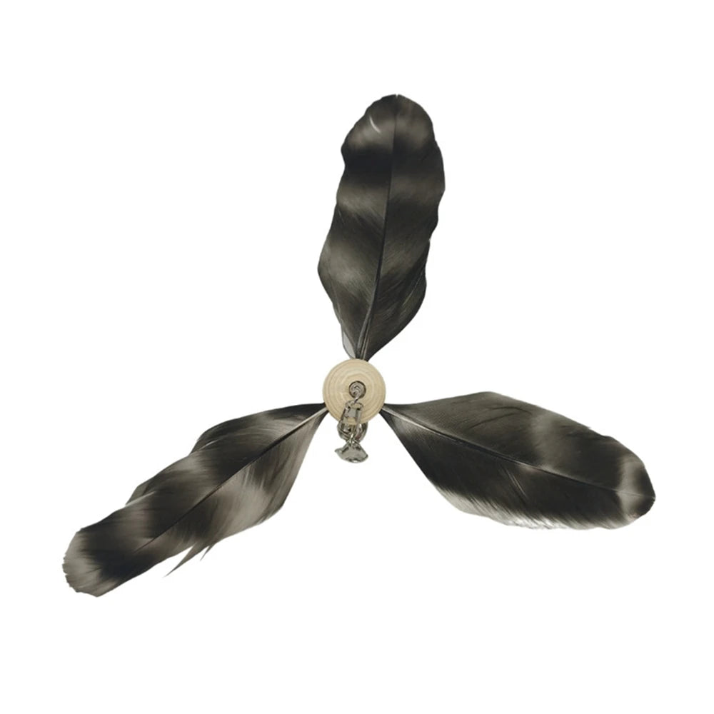 Interactive Cat Toy Simulation Bird Mice Feather with Bell