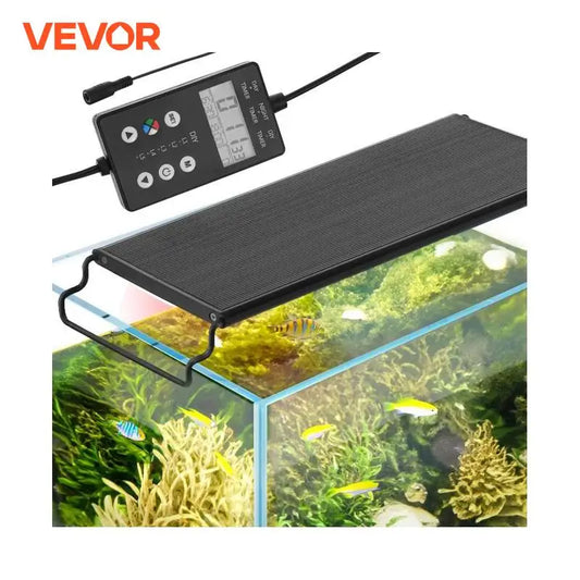 VEVOR Aquarium Light with LCD Monitor Fish Tank