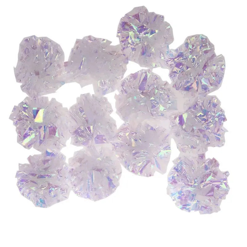 12pcs Cat Mylar Crinkle Balls Cat Toy