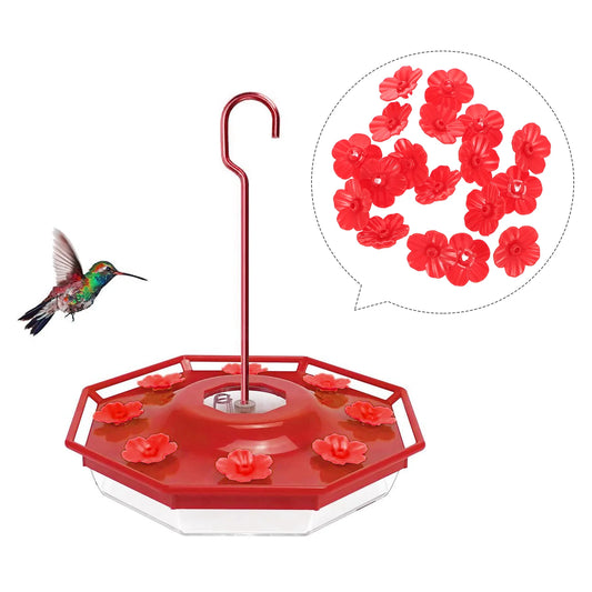 Flowers Creative Hummingbird Feeding Food Dispenser