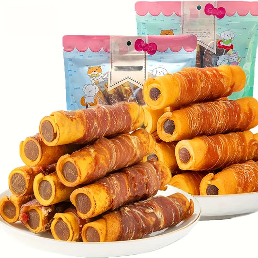 Chicken Wrapped Cowhide Stick