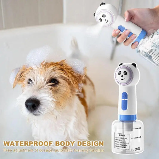 Dog Soap Electric Foaming Shampoo Dispenser