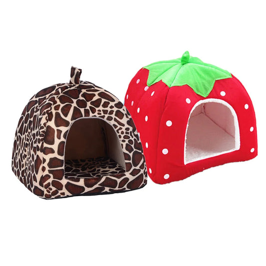 Kennel pets Fashion Cushion home Soft Strawberry