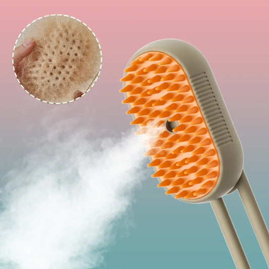 Steam Brush Cat  or Dog Cleaning Steamy Spray