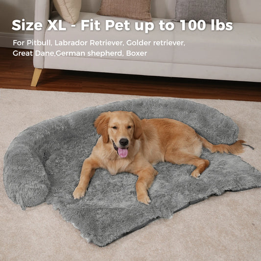 Fluffy Dog Bed Mat Sofa Winter Warm Pet Blanket bed