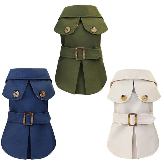 Fashion British Style  Dog Winter Thicken Jacket Coat