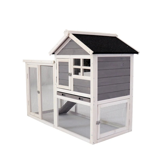 Wooden Chicken Coop Hen House Rabbit home