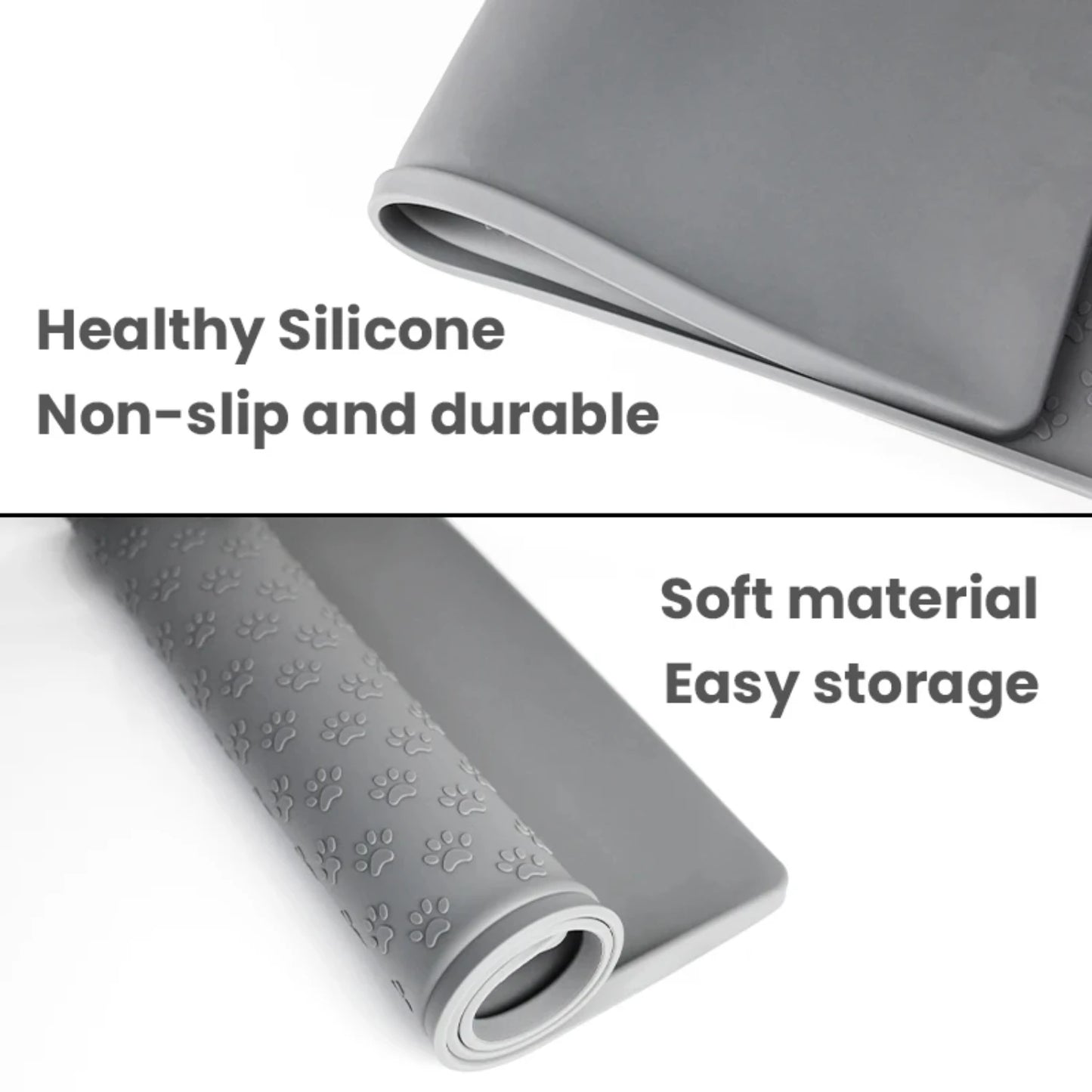 Waterproof Silicone Pet Feeder Mat for Dog Or Cat Bowls
