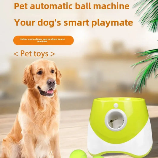 Automatic Launcher Interactive Dog Toy Tennis Toss Machine Thrower