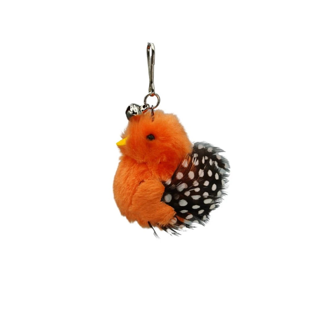 Interactive Cat Toy Simulation Bird Mice Feather with Bell