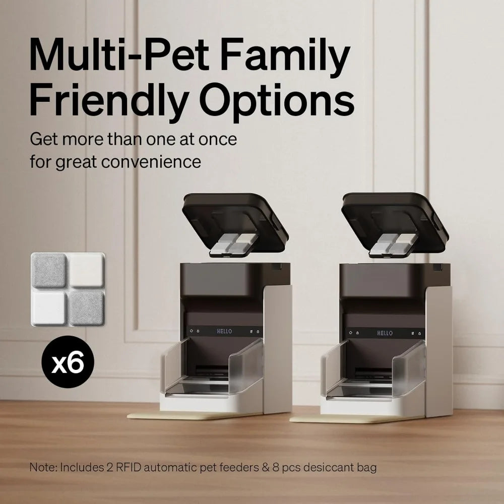Bundle of Upgraded Automatic Cat Food Feeder
