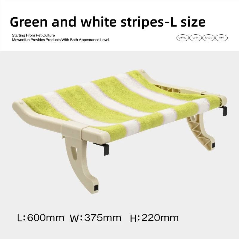 Mewoofun Cat Hammock One-Step Sliding Adjustment for Window