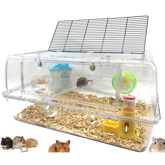 LARGE Deluxe 2-Floor Acrylic small pets Cage