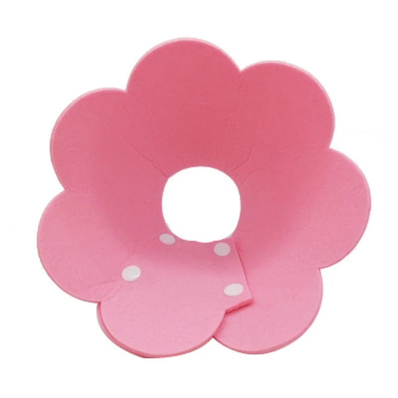 Flower Shaped Elizabethan Cat Recovery Collar Healing pet Cone