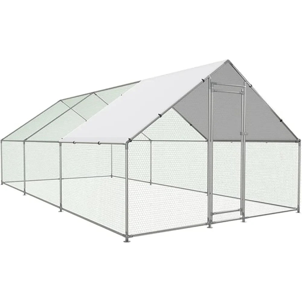 Large Metal Chicken Coop pen
