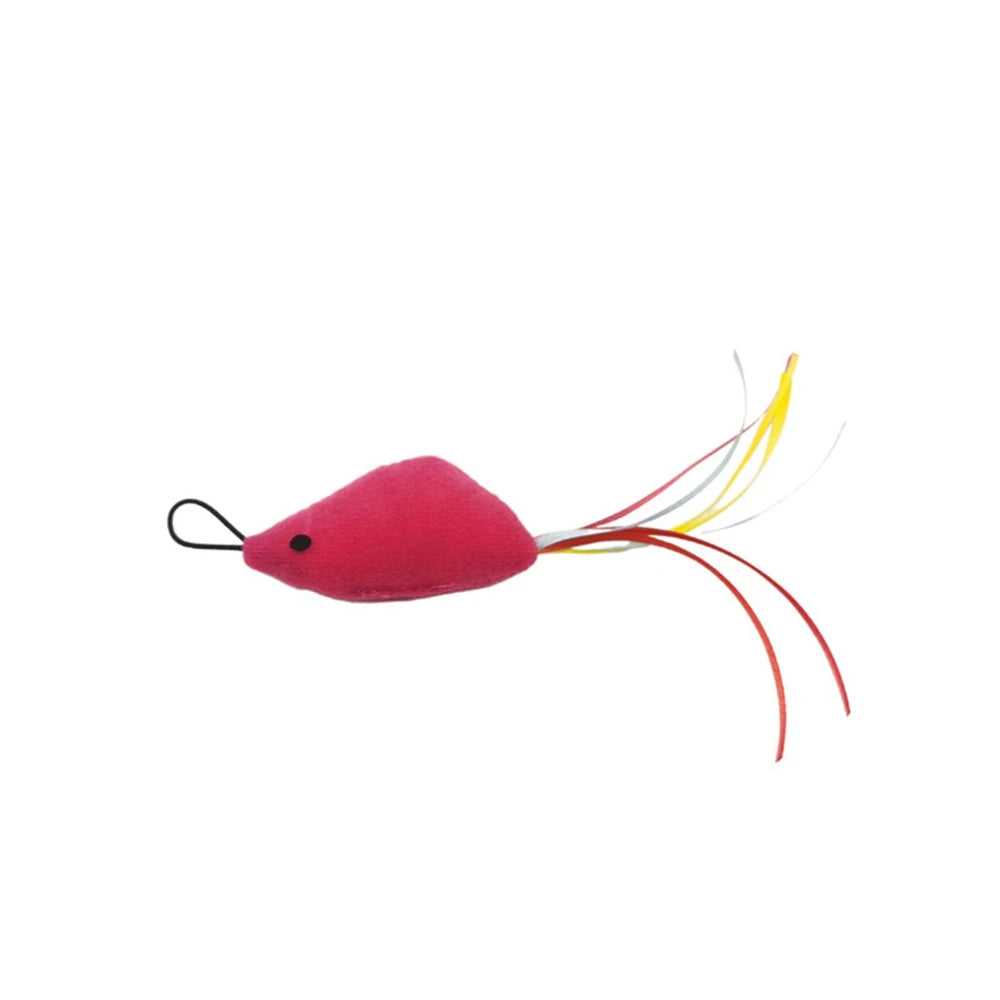 Interactive Cat Toy Simulation Bird Mice Feather with Bell