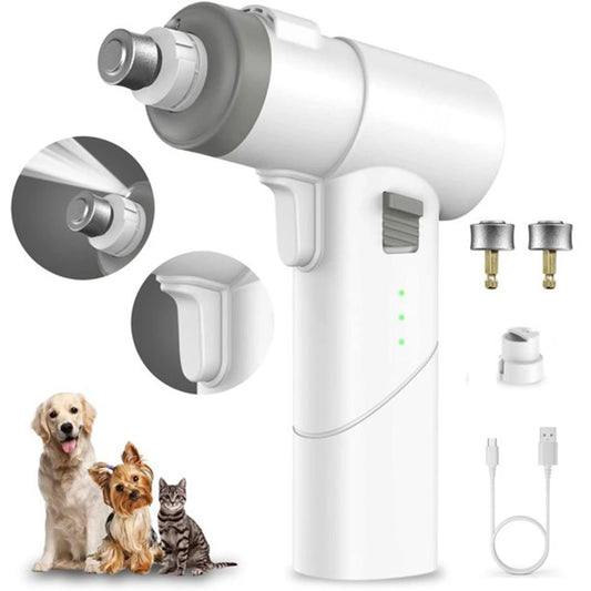 Dog Nail Grinder with LED Light Rechargeable