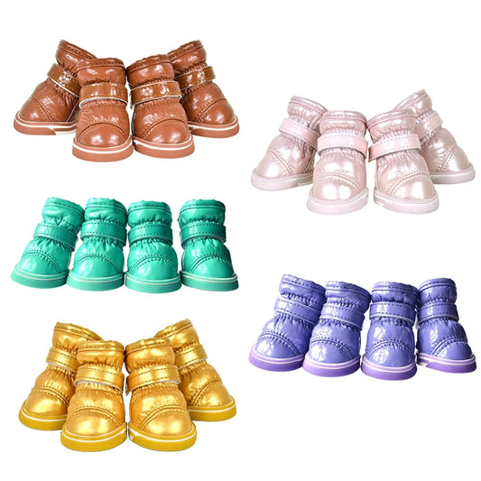 Winter Shoes For Small Dogs Warm AntiSlip Pet Shoes