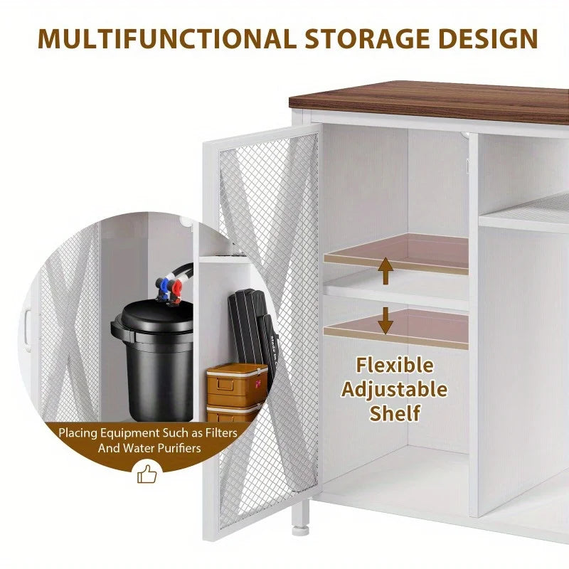 40-50 gallon aquarium stand tank with power outlet