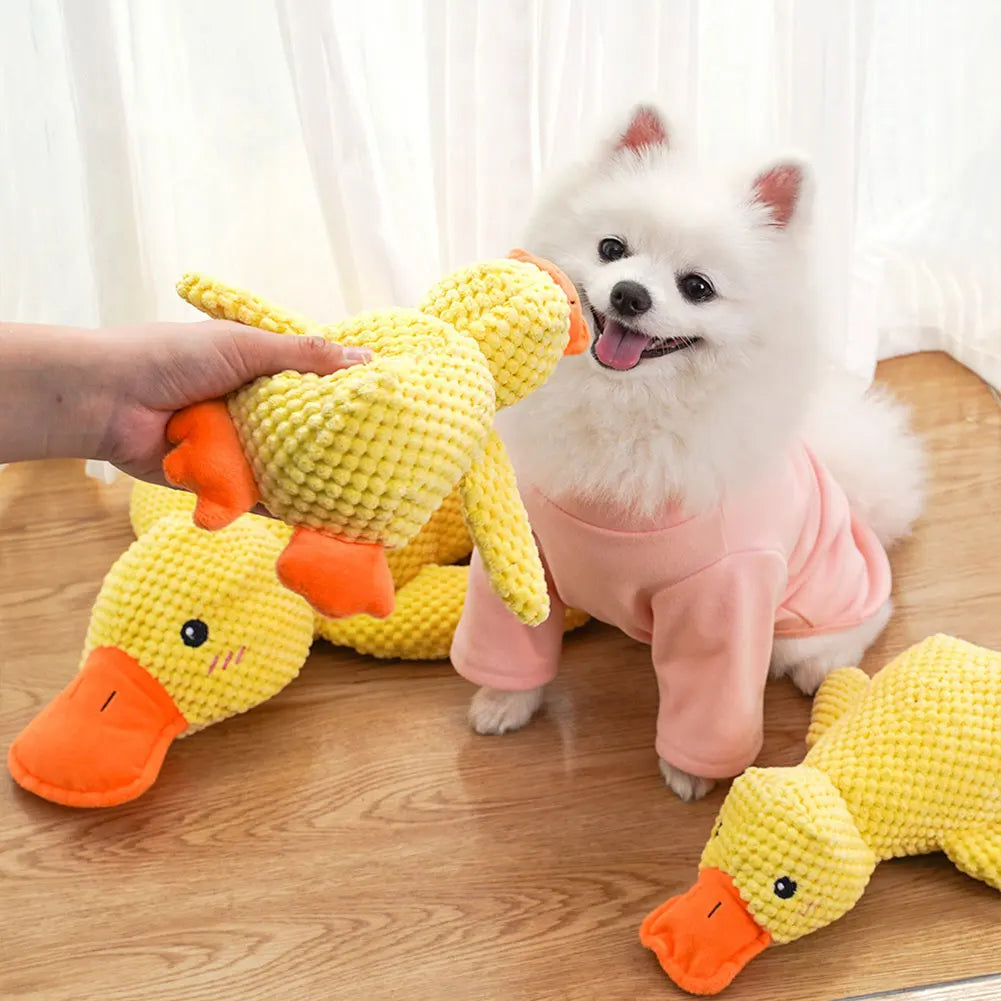 Dog Calming Duck Toy Pet