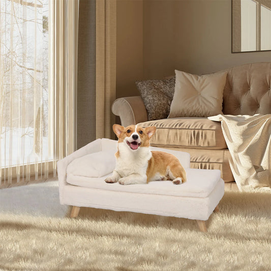 Elevated Pet Bed,Nordic Stool Bed with Cozy Pad Waterproof