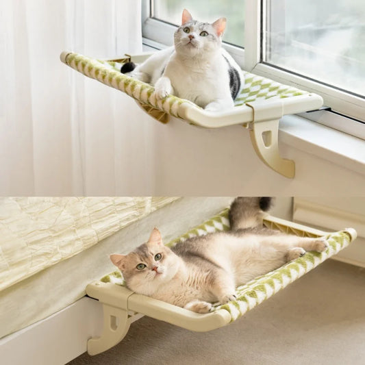 Mewoofun Cat Hammock One-Step Sliding Adjustment for Window