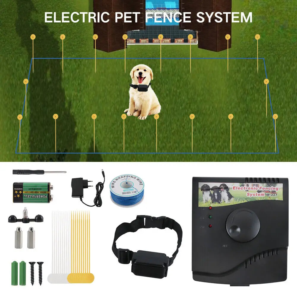 Electric Dog Fence System Pet Shock Collar