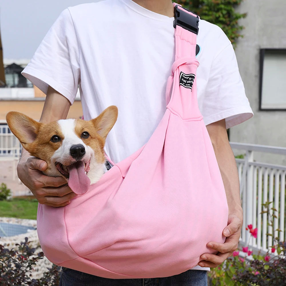 Small pets Sling Carrier Bag Adjustable Strap