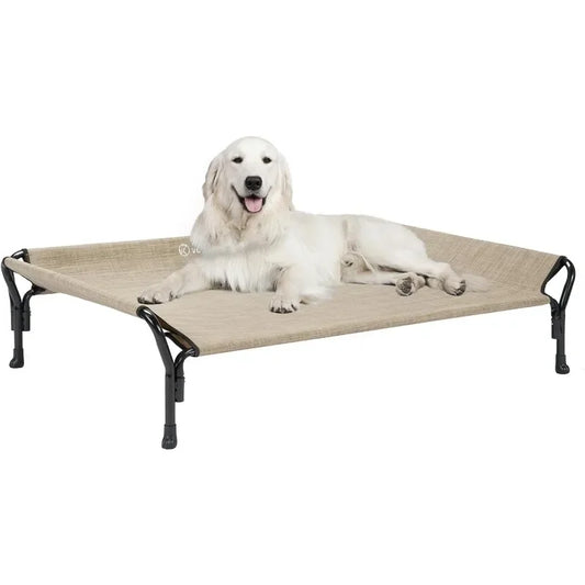 Guardrail Elevated Dog Bed  Washable & Breathable Teslin Mesh
