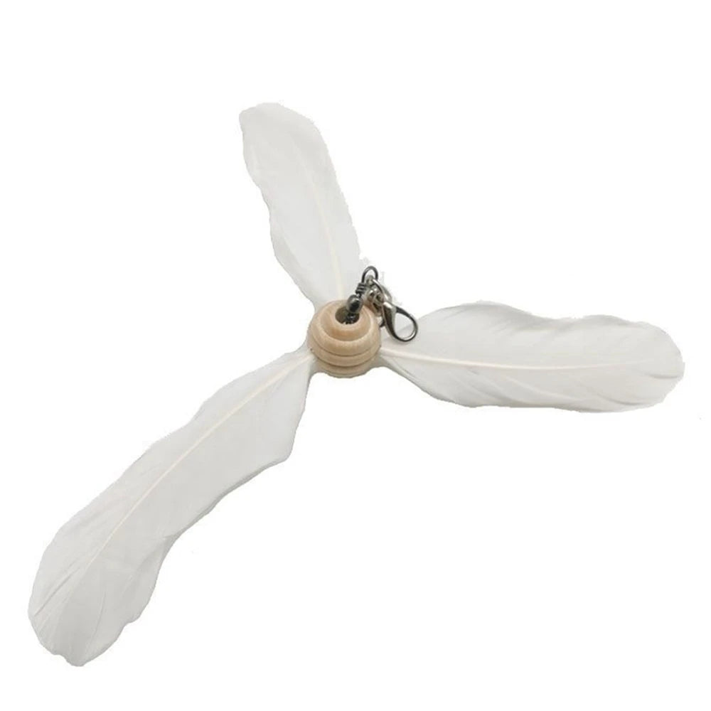 Interactive Cat Toy Simulation Bird Mice Feather with Bell