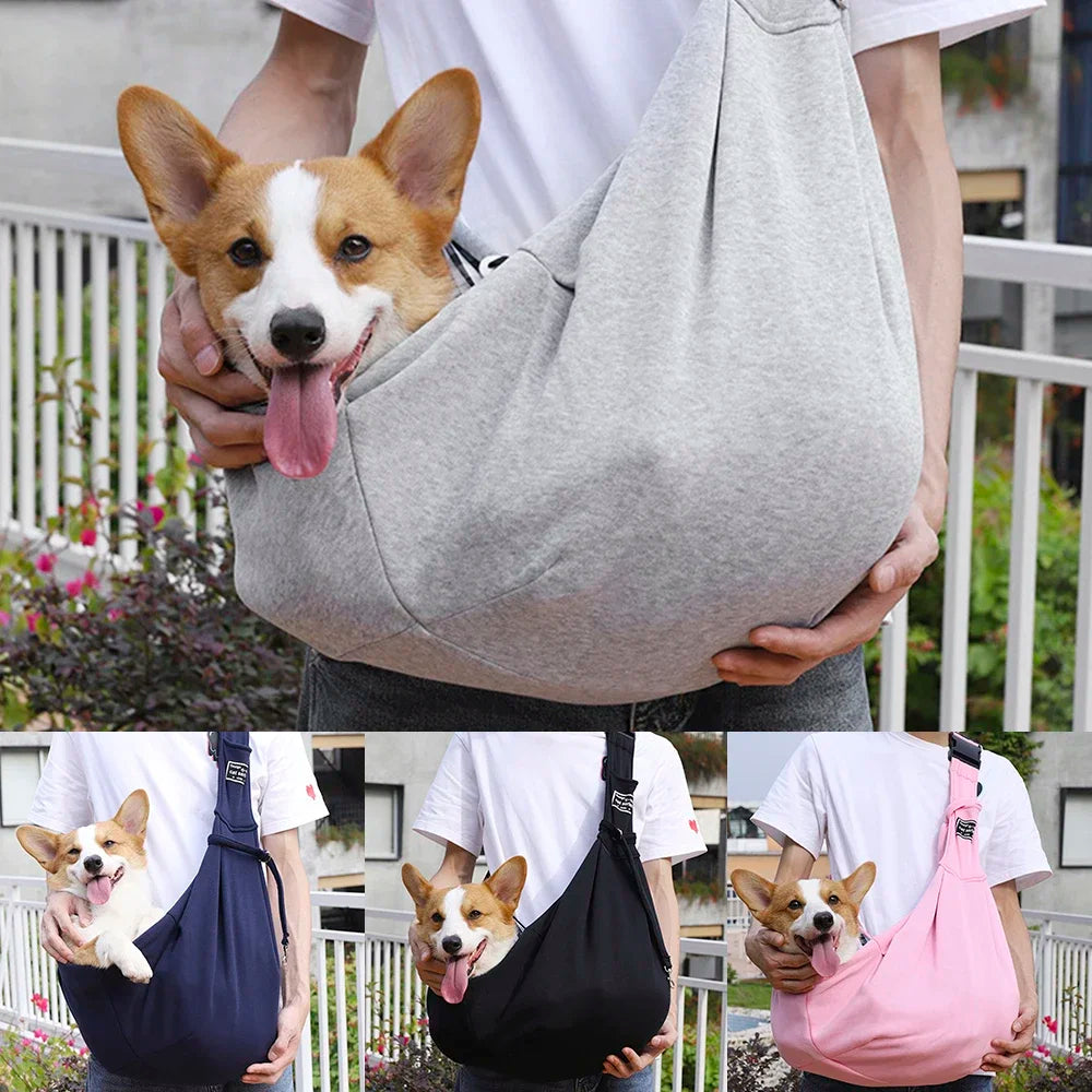 Small pets Sling Carrier Bag Adjustable Strap