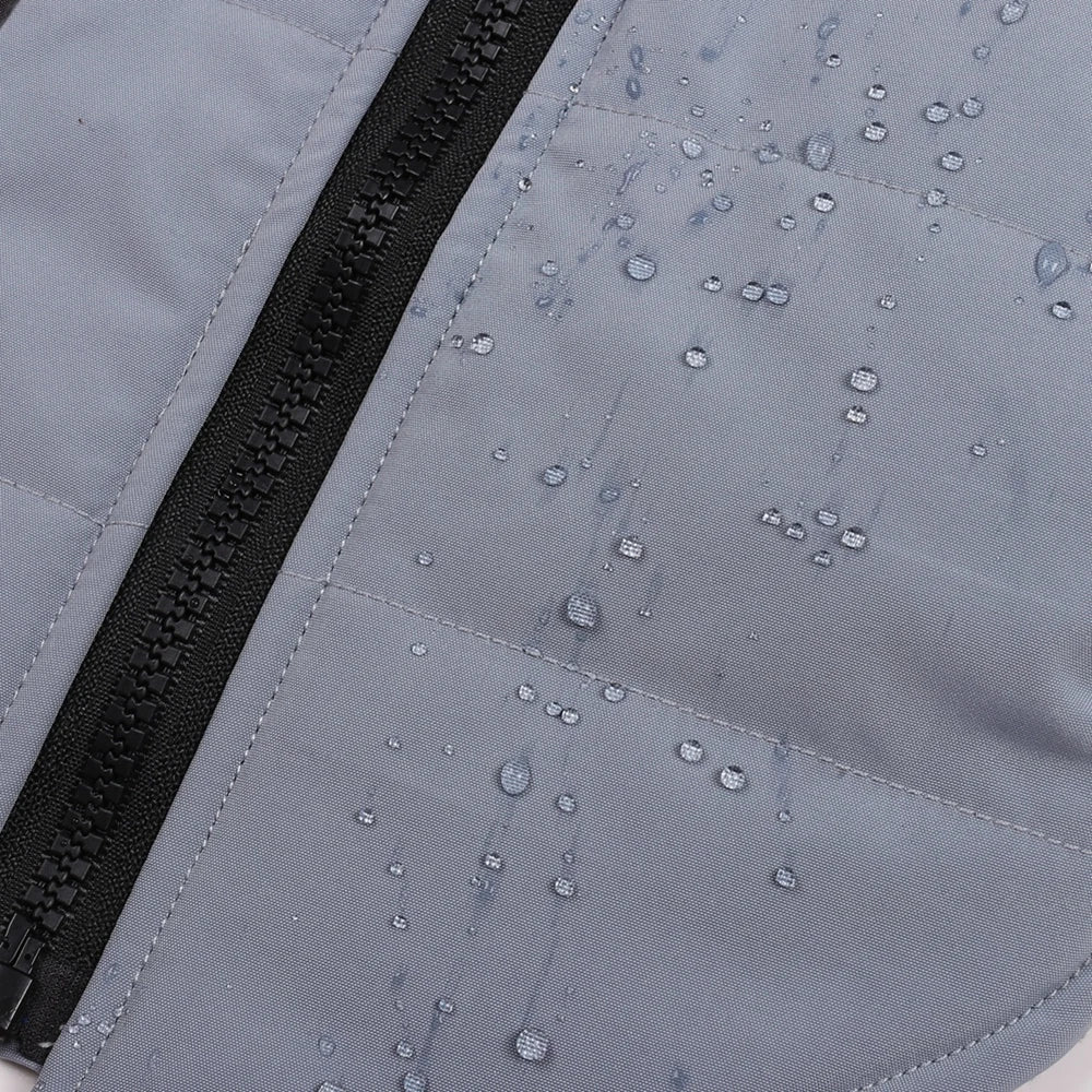 Winter Pet Dog Jacket With Harness Clothes Waterproof
